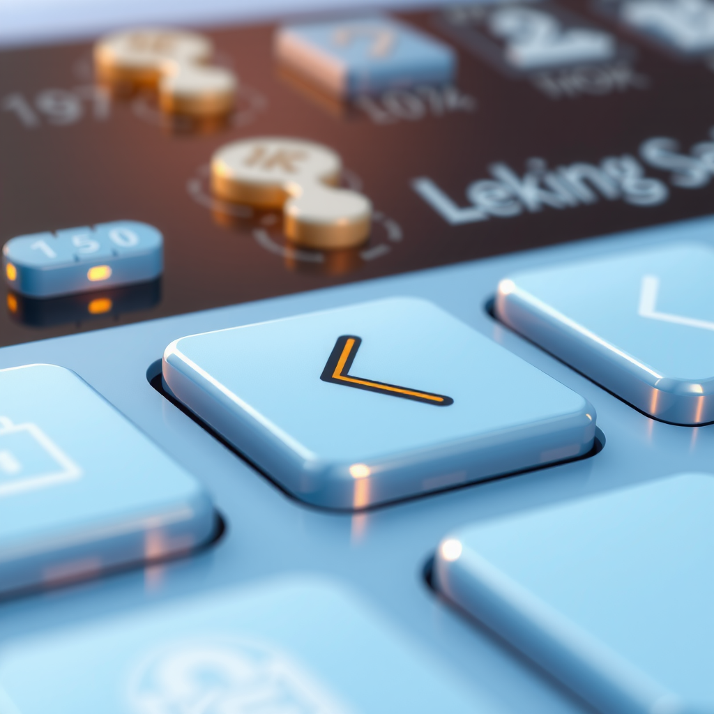 Close-up view of interactive user interface elements showing smooth micro-interactions, animated buttons with hover effects, and elegant transition states in soft blue and gold colors